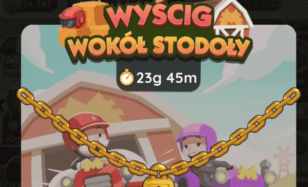 Wydarzenie Monopoly Go Wyscig Wokol Stodoly (lista nagród)